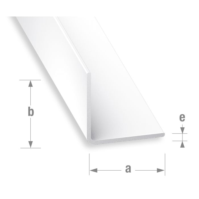 Cornière d'angle 25X25-1M PVC Blanc
