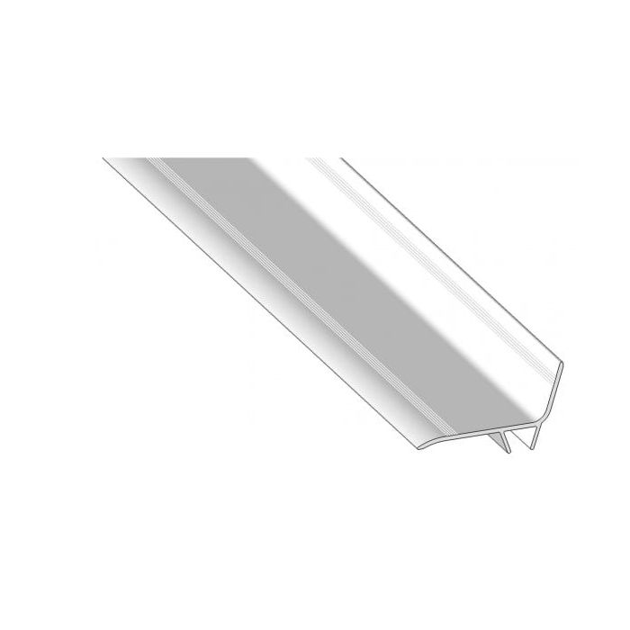 Couvre joint PVC Blanc - L.150 x l.2 x ép.1 cm